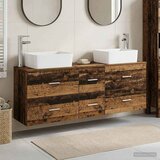  Set ormarića za kupaonicu 3 kom. Staro drvo 53 x 34 5 x 63 cm - Staro drvo | shoptok.hr