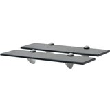 Maison Chic 2 kosi Stenske Police - Viseče police steklo 40x20 cm 8 mm, (21793541) | Shoptok.si