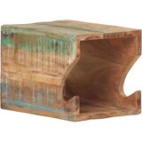 vidaXL Zidni stalak za bicikl 35 x 25 x 25 cm masivno obnovljeno drvo | shoptok.hr