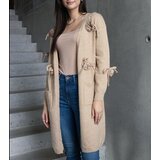 Gemre Long Beige Cardigan Lira | shoptok.hr