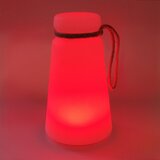Fischer & Honsel Bela/rjava LED namizna svetilka (višina 20 cm) Bruno – | Shoptok.si