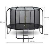 SKYFLYER trampolin + 12FT 366cm s ljestvama | shoptok.hr