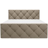 CARRYHOME POSTELJA Z VZMETNICO 140 cm x 200 cm , tekstil svetlo rjava | Shoptok.si