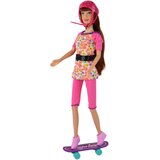  Igrače punčke Lucy s skirojem in skateboardom - vijolična | Shoptok.si