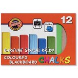  Školske krede u boji - set 12 kom (školski pribor KOH-I-NOOR) | shoptok.hr