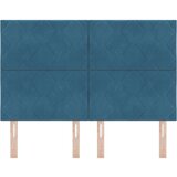  LED glava postelje Temno modra 160 cm Umjetno usnje, (5000142450) | Shoptok.si