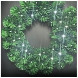Aigostar LED spoljni božićni venac 72xLED/3xAA prečnik 50cm IP44 hladno belo Cene