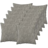  Presvlaka za jastuk 12 kom. HEERLEN Svjetlosiva 45 x 45 cm - Osnovni Svjetlosiva 12 | shoptok.hr
