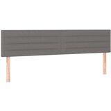  Uzglavlje tamnosivo 200x5x78/88 cm od tkanine | shoptok.hr
