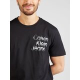 Calvin Klein Jeans Majica svijetlosiva / crna | shoptok.hr