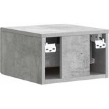  Noćni ormarić za montažu na zid Betonska siva 33 x 34,5 x 20 cm | shoptok.hr