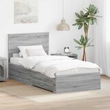  Krevetna konstrukcija Siva Sonoma 90 x 200 cm Konstruirano drvo Slike