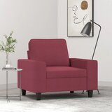 vidaXL Fotelja crvena boja vina 60 cm od tkanine Cijene
