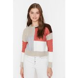 Trendyol Beige Knitted Detailed Knitwear Sweater cene