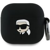 Karl Lagerfeld ETUI ZA AIRPODS 4 SILIKON ČRNA 3D, (21974950) | Shoptok.si