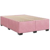  Krevet s box springom madracem i LED-om Ružičasta 140 x 190 cm - Ružičasta 140 x 190 cm Dizajn s rombovima | shoptok.hr