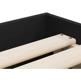 Okvir kreveta s ladicama crni 90 x 190 cm konstruirano drvo | shoptok.hr