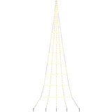  LED božićno drvce s 276 LED svjetlima Topla bijela 511 cm Metal | shoptok.hr