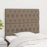 vidaXL Uzglavlje 2 kom smeđesivi 100x7x78/88 cm od tkanine | shoptok.hr