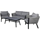 Venture Home Virya vrtna lounge garnitura, siva | shoptok.hr