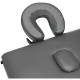 vidaXL Masažna miza z 2 conama aluminijast okvir antracitna 186x68 cm | Shoptok.si