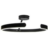  led prigušiva plafonska lampa LED/72W/230V 3000-6500K crna + daljinski upravljač | Eponuda.com