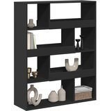 Sobna pregrada crna 100 x 33 x 125,5 cm konstruirano drvo | shoptok.hr
