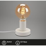 BRILONER 7023-016 - Stona lampa TEEPU 1xE27/10W/230V bela Slike