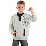 Mushi Wolf Boy Gray Sweatshirt Cene