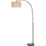 HOMCOM stoječa svetilka kovina, marmor 93D x 34Š x 144–175V cm črno+rjavo, (5000242755) Cene