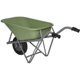 Matador Samokolnica Profi-Max Plus, iz jekla, 90 l, korito iz HDPE zelene barve | Shoptok.si