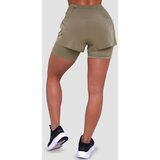 GymBeam Women‘s Pulse Running shorts 2in1 Vetiver | Eponuda.ba