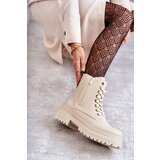 EVENTO Women's Warm Leather Boots Light Beige Dorchen | shoptok.hr