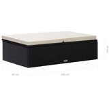 vidaXL 2-dijelna vrtna garnitura od poliratana s jastucima crna | shoptok.hr