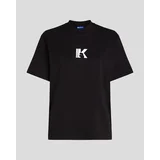 Karl Lagerfeld A1W17031 REG SS LOGO TEE Crna