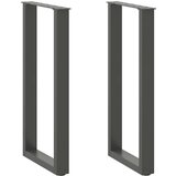 vidaXL Noge kavne mizice U-oblika 2 kosa antracit 38x(72-73)cm jeklo | Shoptok.si