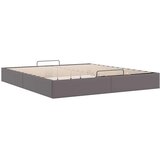  Otomanski okvir kreveta bez madraca sivi 180x200cm umjetne kože | shoptok.hr