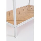 YES EVERYDAY Bel/v naravni barvi jeklen obešalnik 63x180 cm Haldor – | Shoptok.si