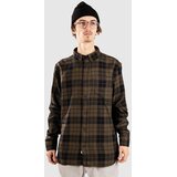 anerkjendt Akleif Twill Check Srajca forest night Cene