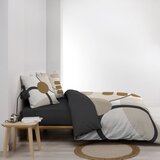 Douceur d intérieur Bež bombažna posteljnina za zakonsko posteljo/podaljšana 240x220 cm Santana – | Shoptok.si