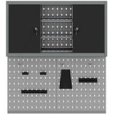  Set ormara za alate 3 kom. Crna Čelik s prahom premazan | shoptok.hr