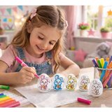  Easter Styrofoam Eggs For Painting Markers Rabbit Pattern C 6pcs | Shoptok.si