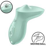 Satisfyer Exciterrr - Vrtljivi klitoralni vibrator s kroglicami (zelen) | Shoptok.si