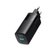 Havit UC10, 65W, GaN, 2 x Tip-C + 1 x USB-A, Black Kućni Punjač | ePonuda.com