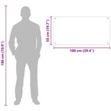  Kuhinjski zid Mlijeko 100 x 50 cm Staklo otporno na udarce | shoptok.hr