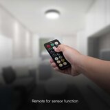  LED plafonsko svetlo za kupatilo sa senzorom LED/36W/230V 4000K IP44 crno | Eponuda.com