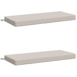  Jastučići za klupe - 2 dijela SOEST 2 kom. 100% poliester - Bijela 110 x 50 x 8 cm Melange Slike