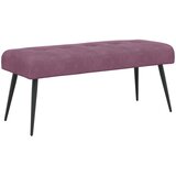  Klupa s gumbastim tkanjem Ljubičasta 110 x 40 x 46 cm Baršun | Eponuda.com