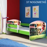  Dječji krevet ACMA s motivom, bočna zelena 160x80 cm 37 Nogometaš | shoptok.hr