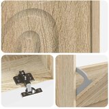  Ormar za cipele ALKMAAR 78 x 24 x 103 cm Konstruirano drvo - Hrast sonoma | shoptok.hr